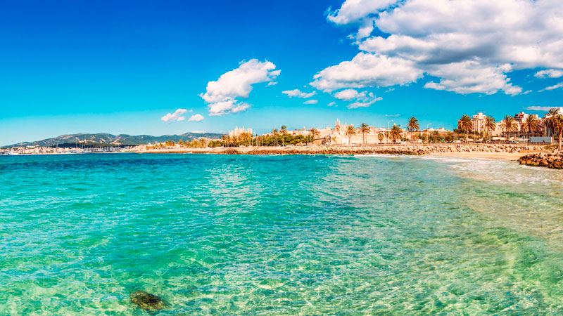 Playa de Palma in Mallorca